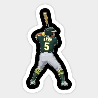 Tony Kemp #5 Bat Ready Sticker